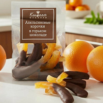 "Любимый вкус" апельсиновые корочки в горьком шоколаде 50г