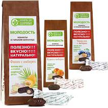 Сухофрукты с имбирем в шоколаде 120г в ассортименте