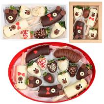 Клубника в шоколаде и бананы в шоколаде набор детский в ассортименте